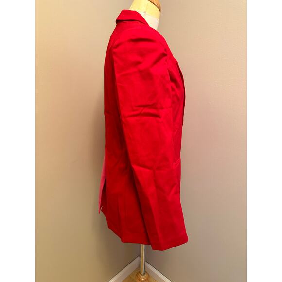 English Factory Red and Pink Blazer - Picture 3 of 10